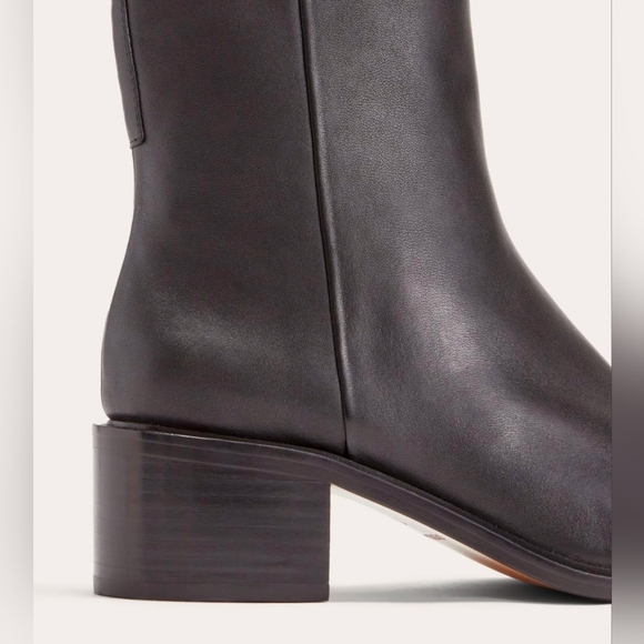 Everlane Elegant Black City Boots SIZE 9 - Picture 3 of 4